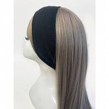 1pc Simple Knitted Headband, College Style Street Fashion Sports Headband, Pink/Black/White Multi-Color Options, Unisex, Can Be Used As Hair Accessory All Year Round Turban Headband Sweatband, School Stuff, College, Headbands Fall Winter Hair Band Hair Accessories For Women For Vacation Outfits Woman Elegant Scarf - 黑色 - 查看 5