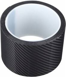 Keenso Protector de Borde de Puerta de Coche, Película Protectora de Fibra de Carbono Protector de Borde de Puerta de Coche para Puertas, Carrocería, Parachoques, etc(7CM*) - 7 cm x 3 m - Ver 7