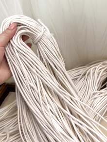 beadia 4/10m 3mm Cream White Craft Rope, Braided Twisted High Strength Cord, Suitable For DIY Textile Crafts, Decorative Braided Rope, Non-Elastic Cord, Gift Wrapping, Braided Rope - Cord - View 3