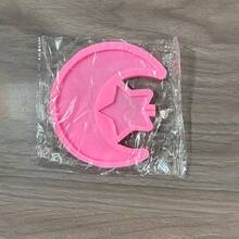 1 Peça Molde de Silicone em Formato de Estrela e Lua, Molde de Decoração de Bolo em Formato de Lua e Estrela de Desenho Animado, Decoração de Bolo de Pasta de Açúcar DIY, Chocolate, Biscoito, Bandeja de Joias, Vela, Molde de Sabão, Adequado para Feriados, Festas, Aniversários, Chá de Bebê, Casamentos, Cores e Estilos Variados