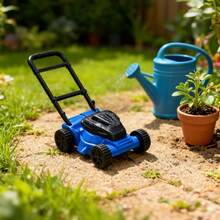 Cortador de Grama Miniatura Realista para Casa de Bonecas, Cena de Jardim Miniatura BJD com Modelo de Acessório de Cuidados com a Grama - Multicolorido - Visão 8