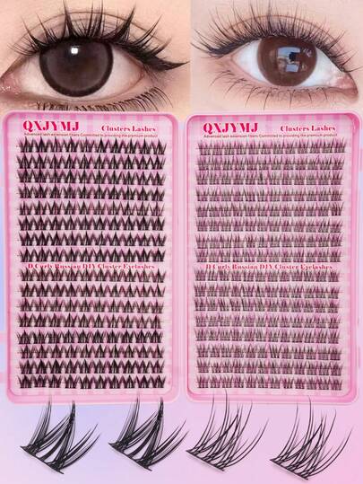 352 Pcs Eyelash Box Set Comes0.07 Mm D-Curl False Eyelashes, Large Capacity, Voluminous Fluffy Thin Lashes, Mink-Like Individual Lashes That Are Natural And Soft, Suitable For Any Style Of Eyelash Extensions.