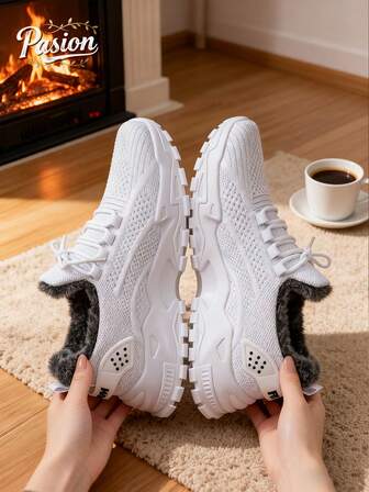 Luxury Mary Jane Sneakers, Unisex Fashion Garden Shoes, Casual Versatile Comfortable Non-Slip Shoes, Winter