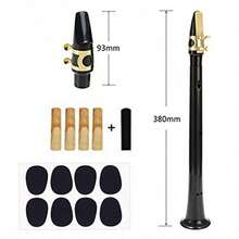 Greatideal Pocket Saxophone Portable Small Sax Alto Saxophone With 4 Reeds 8 Dental Pad And Carrying Bag Woodwind Instrument Professional Instruments For Amateurs And Professional Performers - Black - View 7