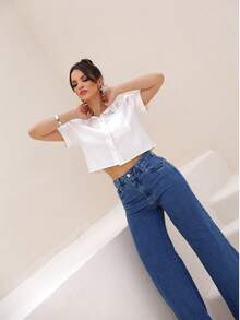 Women Jeans - Dark Wash - View 5