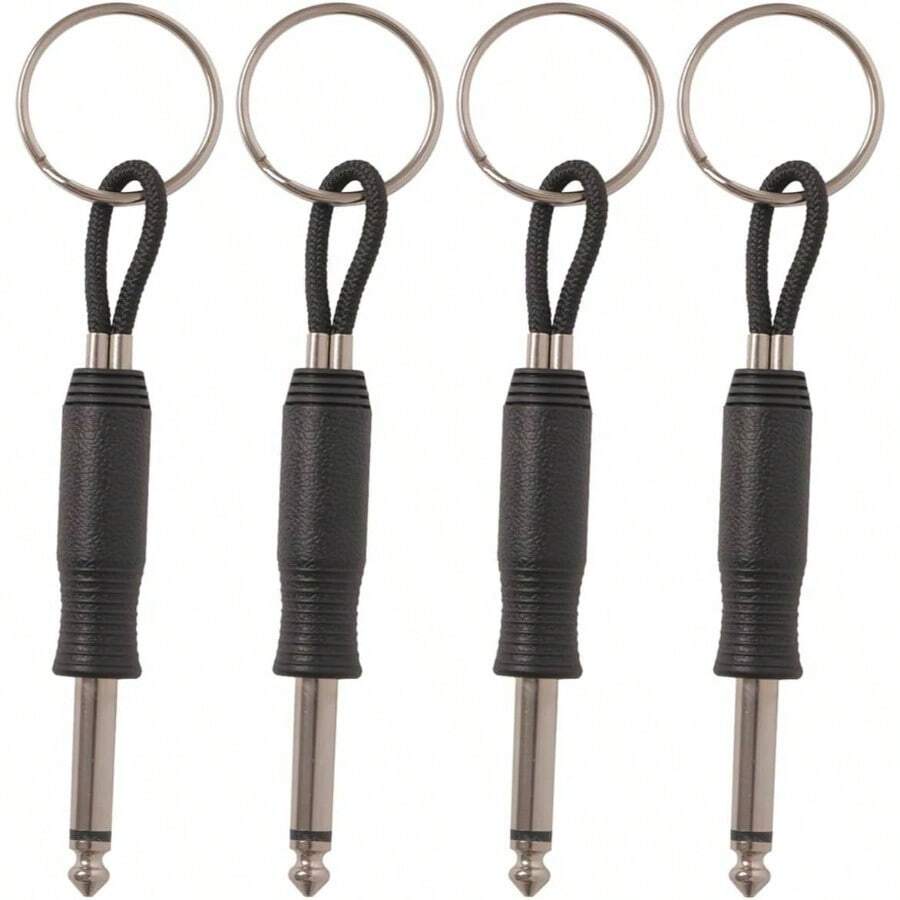 4pcs Guitar Key Holder Keychains Music Love Who Want To Their Style 4 - Jack - 4-Jack - Xem 1