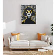 1pc Chic Modern Fine Art Print Wall Decor For Fashion Lovers Home & Office Gift Posters Canvas Painting, Room Decor Wall Arts, Living Room Decor, Office Decor Bedroom Decor,Kitchen Decor, Wall Decor, Home Decor Posters Unframed