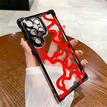 Funda de Teléfono Red Line para Samsung Galaxy S25 S24 S23 S22 S21 FE Ultra Plus 4G 5G a Prueba de Golpes, Cubierta Trasera Transparente y Suave - Colores mixtos - Ver 1