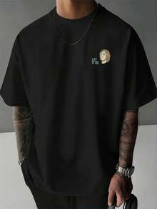 Beatles "Let It Be" T-Shirt, Autumn, Premium Cotton, Comfortable Fit, Breathable, Street Hip Hop, Art Print. - màu đen - Xem 2