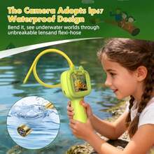 Borescope Camera With Light For Kids | STEM Science Educational Toy For 4 5 6 7 8 9 10 12 Years Old Boys & Girls | Birthday Gift For Outdoor Adventures & Nature Discovery (Yellow) - Green - View 3