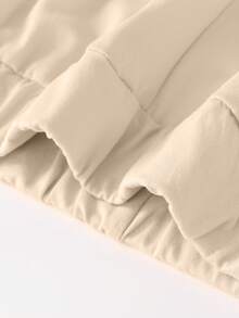 2pcs/Set Teen Girls' Butterfly Print Short Sleeve T-Shirt And Flare Pants Outfit, Spring/Summer - Apricot - View 8