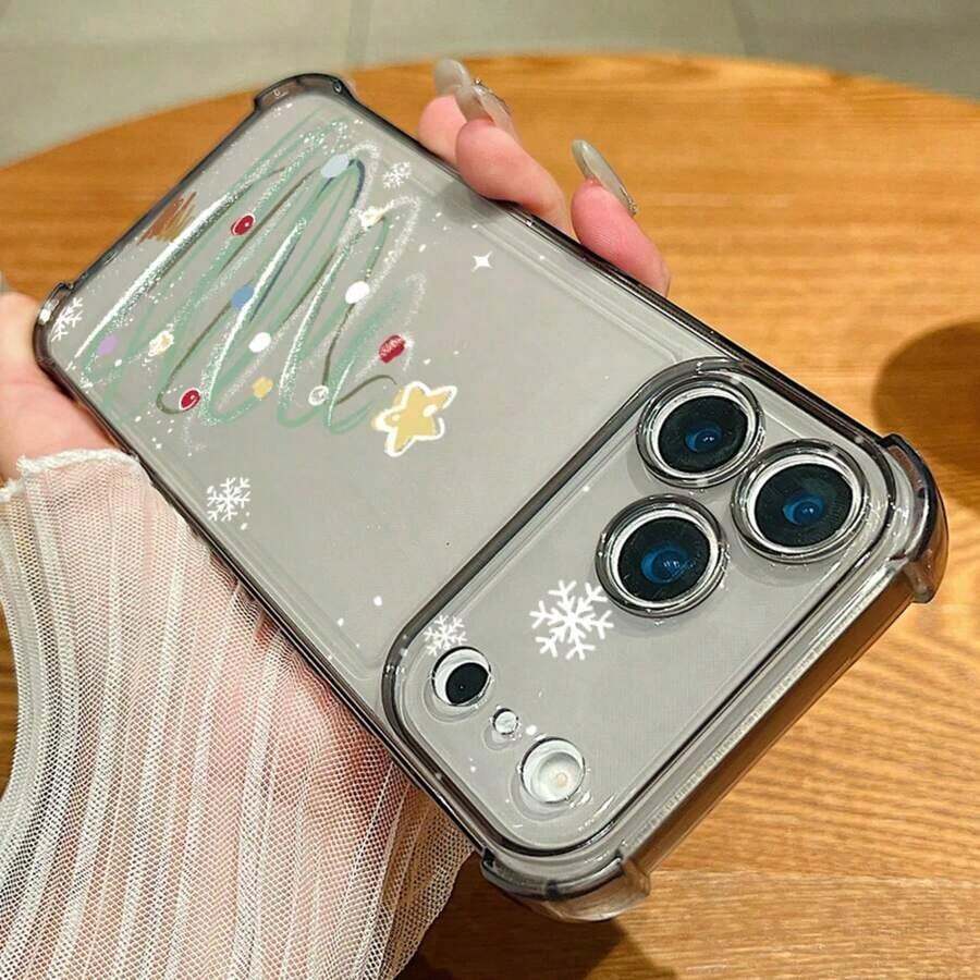 Merry Tree TPU Phone 17 Pro 16 15 Pro 14 13 12 Pro 11 Funda de silicona suave a prueba de golpes 2025.1 - Gris A925 - Ver 1