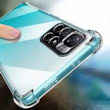 1 Funda de teléfono con cojín de aire transparente en las 4 esquinas, compatible con transmisión de voz, para TecnoPova 5/TecnoPop 9/TecnoPop 8/TecnoCamon 30/TecnoCamon 20/TecnoSpark 30C/Infinix Zero 30/Infinix Smart 6/Infinix Note 30i/Infinix Note 30 y misma serie de modelos de teléfonos inteligentes