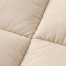 2.36-3.2 Inch Thick Super Soft & Skin-Friendly White Hotel Mattress Pad, Breathable & Fluffy Mattress Topper, Suitable For Tatami, Dorm And Camping - Non-Slip Design For All Seasons - Yellow - View 7