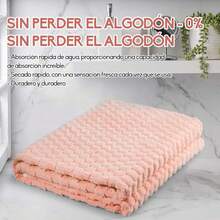 Toalla de baño Extra Grande:33.5*59 Pulgadas Toalla de baño súper Absorbente, Secado rápido, Ligero y Adecuado para baño, natación, Playa, Camping, Gimnasio - Rosa - Ver 11