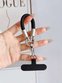 1条创意迷你短绳，8毫米指环挂绳手机挂绳汽车钥匙链吊坠防丢防盗小吊坠 - 彩色 - 查看 12