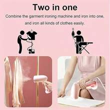 SOKANY3061 Multi-Functional Household Iron Brush, Steam Iron Brush, Handheld Iron. 1000W High Power, Fast Heating. Visible Large Water Tank, Suitable For Ironing Collars, Buttons And Other Small Areas.