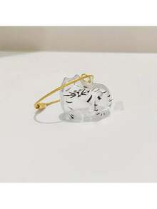 1 Transparent Hair Storage Capsule - Cute Expression Eyeball Design With Chain - Suitable Collars, Clips, Combs - Organize Desktop Or Shelf Decoration - Essential Indoor Cats, Pet Accessories, Fun Design, Durable Material, Bright Colors - Little Eight Cats - View 11
