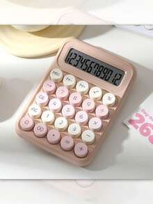Calculadora con pantalla grande y teclas de colores degradados para contabilidad financiera, especial para estudiantes como regalo de regreso a clases - Unitalla - Ver 14