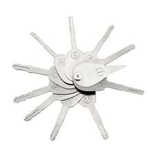 20Psc Cerradura de Coche Plegable Abre Cerraduras de Doble Cara Equipo de Práctica de Cerrajería - Paquete B - Ver 3