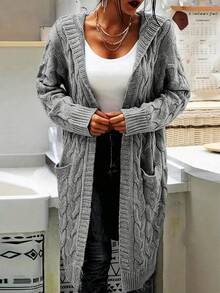 Women Cardigans - Gray In the Hat - View 1