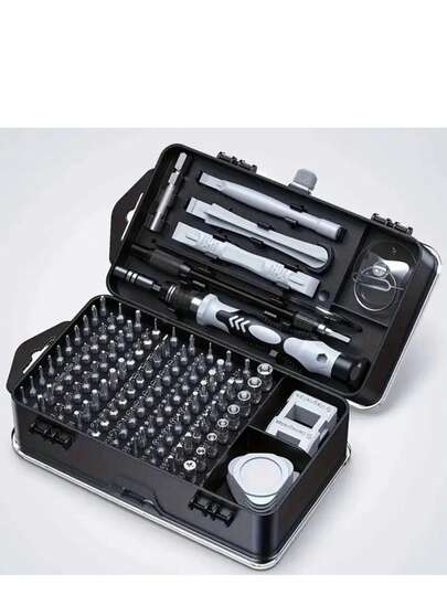 Magnetic Precision Screwdriver Set Computer Pc Phone Repair Tool Kit Metal Magnetic Manual Use Without Electricity For Mobile Phones Cameras Clocks Disassembly And Repair, Home Maintenance Versatile Tool Kit Durable Screwdriver Set