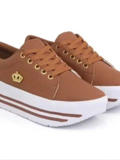 Tênis sola alta feminino leve macio barato mulher lançamento confortável em promoção (envio imediato)