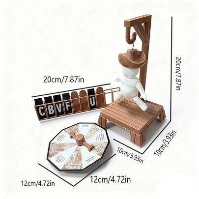 Tablero de letras magnético y juego de adivinanzas de tarjetas flash en español/inglés - Juego de mesa para fiestas familiares, adecuado para aprender español e inglés, desarrollo de vocabulario, mecanismo de rueda giratoria, juego colgante de plástico, para aprender español e inglés (juego multijugador)