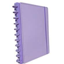 Smart Disc Notebook A4 Large Hardcover Binder School Office ATFAST - 紫羅蘭色 - 查看 1
