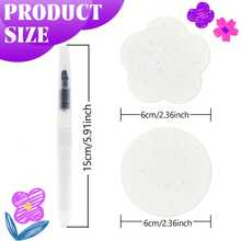 20 قطعة ورق فني مجسم دائري بنسيج خشبي | رغوة تتمدد في الماء لأعمال حرفية DIY، تصميمات إبداعية، هدايا يدوية وأعمال فنية بنسيج | ، درجة عالية، نسيج ناعم وكثيف، ألوان متنوعة | مثالي للأعياد والأعياد الميلادية والعيد الأرثوذكسي والتجمعات العائلية والمدرسة والمكتب وديكور المنزل والفصول الدراسية - متعدد الألوان - مشاهدة 12