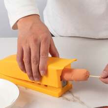 Hot Dog Cutter Kitchen Tool Sausage Peeler Salad Tool Knife Ham Slicer Banana Cutter Device Gadget Banana Cutter - Multicolor - View 8