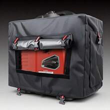 Outdoor Generator Cover While Running Universal Portable Generator Tent For Most Generators Up To 4000W, 21.7 X 13.8x17.4 Inches,Can Be Rolled Up And Opened All Around, Black - Black - View 10