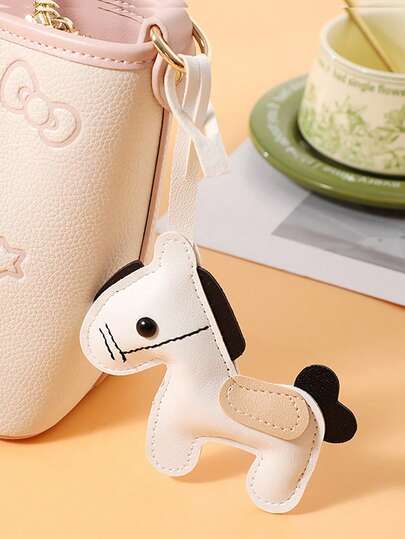 1pc Bag Pendants, Get Rich Immediately, PU Leather Pendants, Versatile Women's Bags, Cute Accessories, Key Accessories, Bag Hanging Chain Pendants, Decorative Small Pendants, Jewelry