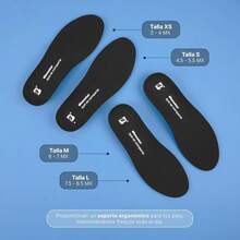 B Life Company 2 Pares de Plantillas de Gel Unisex y Recortables, Plantillas Auxiliares en Reducir Fatiga, Almohadilla para Pies Adaptable a Cualquier Zapato.Plantilla para el cuidado de los pies () - L - Ver 6