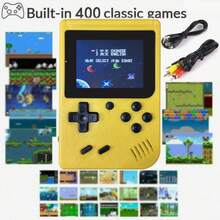 Byteuni Macaron Mini 400-In-1 Handheld Game Console, Large Screen, 1020mAh High Capacity, Classic Retro Games, Plug And Play, Portable Gaming Device, Retro Game Console, 1 Unit (1 Player/2 Players) - Multicolor - View 20
