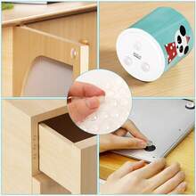 5pcs Adhesive-Free Transparent Door Stoppers - Strong Silicone Gel, Peel & Stick, Soundproof Anti-Collision, Invisible No Trace - Multicolor - View 11