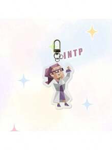Llavero MBTI, Llavero acrílico personalizado MBTI 16, Accesorio colgante para mochila, Regalo de personaje de dibujos animados, Llavero lindo, Regalo para ella, Regalo para él, Regalo personalizado, Regalo divertido, Regalo para papá, Regalo para novio, Colgante de teléfono - Multicolor - Ver 16