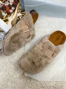 Fashionable Women's Clogs, Solid Color And Thick Sole, Comfortable For Work, Casual And Vacation.