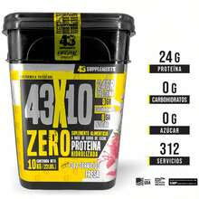 43 Proteina Zero Hidrolizada 10 kg Fresa 43 Supplements - Otros - Ver 9