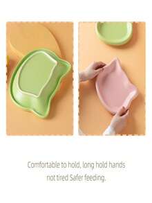 Premium Pet Cat Dog Single Bowl, Adorable Anti-Spill Anti-Dirty Water Food Bowl, Large Diameter Lightweight Pet Food Tray - Multicolor - View 8