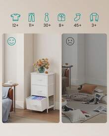 SONGMICS Dressers & Chests Of Drawers - 白色 - 查看 5