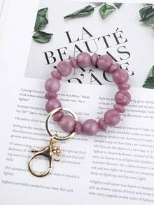 1个简约硅胶算盘珠手工串珠钥匙扣/包饰/钥匙查找器配件，送给朋友的礼物，汽车配件，书包配件，带证件夹的挂绳，汽车配件，包饰，圣诞节汽车配件，送给老师和姐妹的礼物创意 - 算盤 - 查看 32