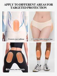 2 Stücke Silikon Hüftpolster Pads Formend für Po Verfügbar in 3 Größen