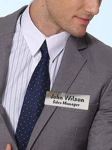 Etichetă magnetică personalizată | Suport pentru card de identitate, disponibile în mai multe culori, potrivit pentru birou, școală și identificare corporativă, suport drăguț pentru card de identitate - Multicolor - Vizualizare 7