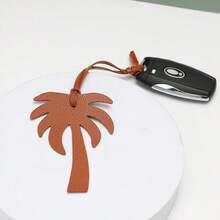 Fashionable And Minimalist Palm Tree & Coconut Tree Themed Keychain, Suitable As Car Decor, Backpack, Shoulder Bag, Crossbody Bag, Handbag Or Travel Bag Pendant. Ideal For Couples, Students And Office Workers For Daily Dates And Holidays, Also Makes A Great Gift For Boyfriends, Girlfriends, Mothers Or For Everyday And Holiday Use. - Multicolor - View 11