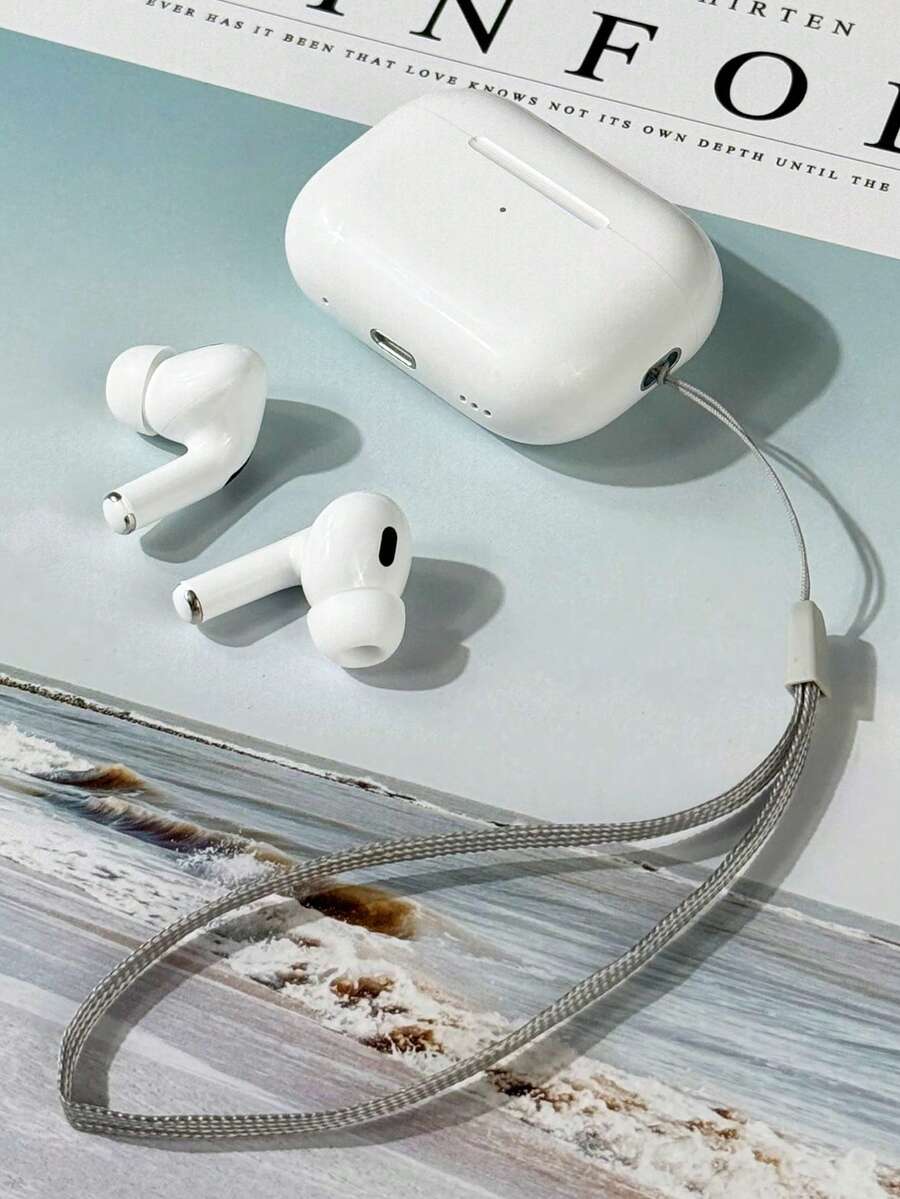 Wireless Headphones, Wireless Earbuds, Headphones, Earbuds, Wireless Bluetooth Headphones, Stereo Noise Cancelling, Bluetooth 5.0, High-Definition Music, Ultra-Long Battery Life - White - View 1