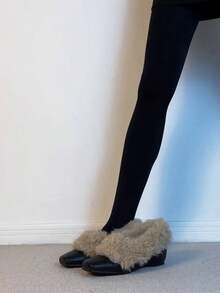 Women Wedges & Flatform - Black Fur - View 7
