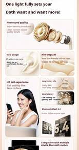 Lenovo EA230-5.4 Bluetooth Earphones: In-Ear Noise Cancelling, Low Latency, HD Calling, Stereo, Compatible With Multiple Devices