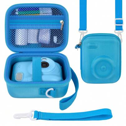 ALKOO Instant Print Camera Case Compatible With Gofunly Camera, Digital Camera Bag For Esoxoffore/ For LETSHAHA/ For JPVERLY/ For Hangrui, Storage For Printer Paper And 32GB SD Card- Box Only Digital Camera Case Charger Bag Charger Case Waterproof Bag For Women For Men Electronic Organizer Travel Essentials