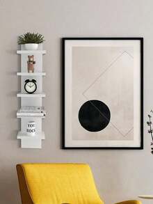 1pc Multi-Tier Corner Shelf, Floating Corner Rack, Wall-Mounted Storage Organizer, Made Of PVC Material, Easy To Assemble, Multi-Layer Wall-Mounted Shelving Unit, Suitable For Bedroom, Bathroom, Kitchen, Office, Living Room, Bookshelf, High-Quality PVC Material, Waterproof And Easy To Clean, Space-Saving, Decorative Hanging Accessory - Multicolor - View 2